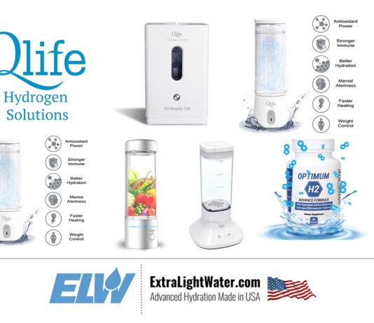 QLife Hydrogen Solution: The Perfect Addition To A HydroHealth DDW Based Lifestyle
