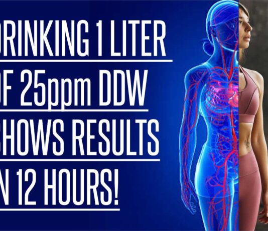 Drinking 1 (one) Liter Of 25ppm DDW Shows Results In 12 Hours! Plus: Significantly Reduces Cell Growth In Vitro And Demonstrates Anticancer Effects!